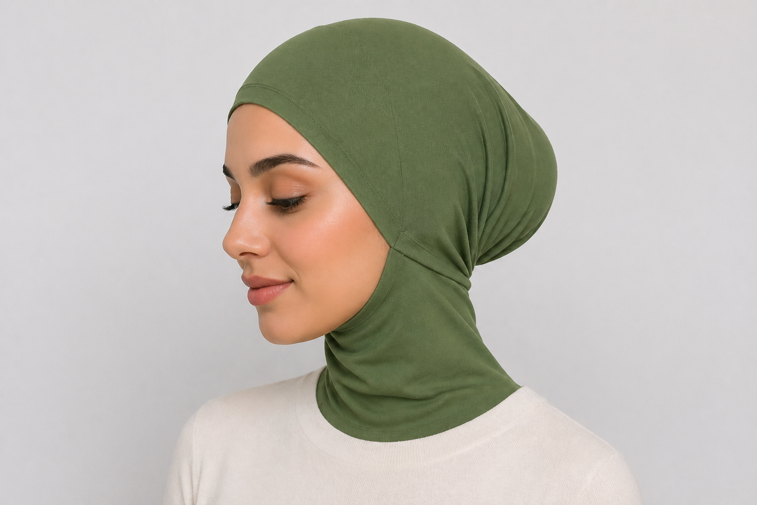 Sous-hijab Soie · Elastique · Noir