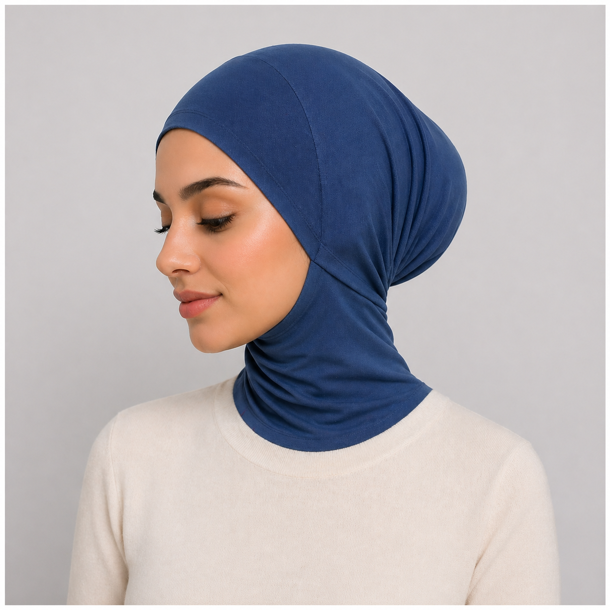 Sous-hijab Soie · Elastique · Marron